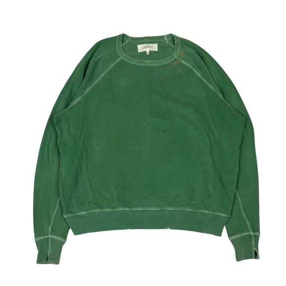 THE GREAT. Tops - The Great The College Oversized Crew Sweatshirt Women's 0 XS Warrior Chainstitch